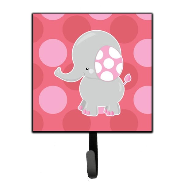 Carolines Treasures Elephant Big Polkadots Leash or Key Holder BB6950SH4 - main